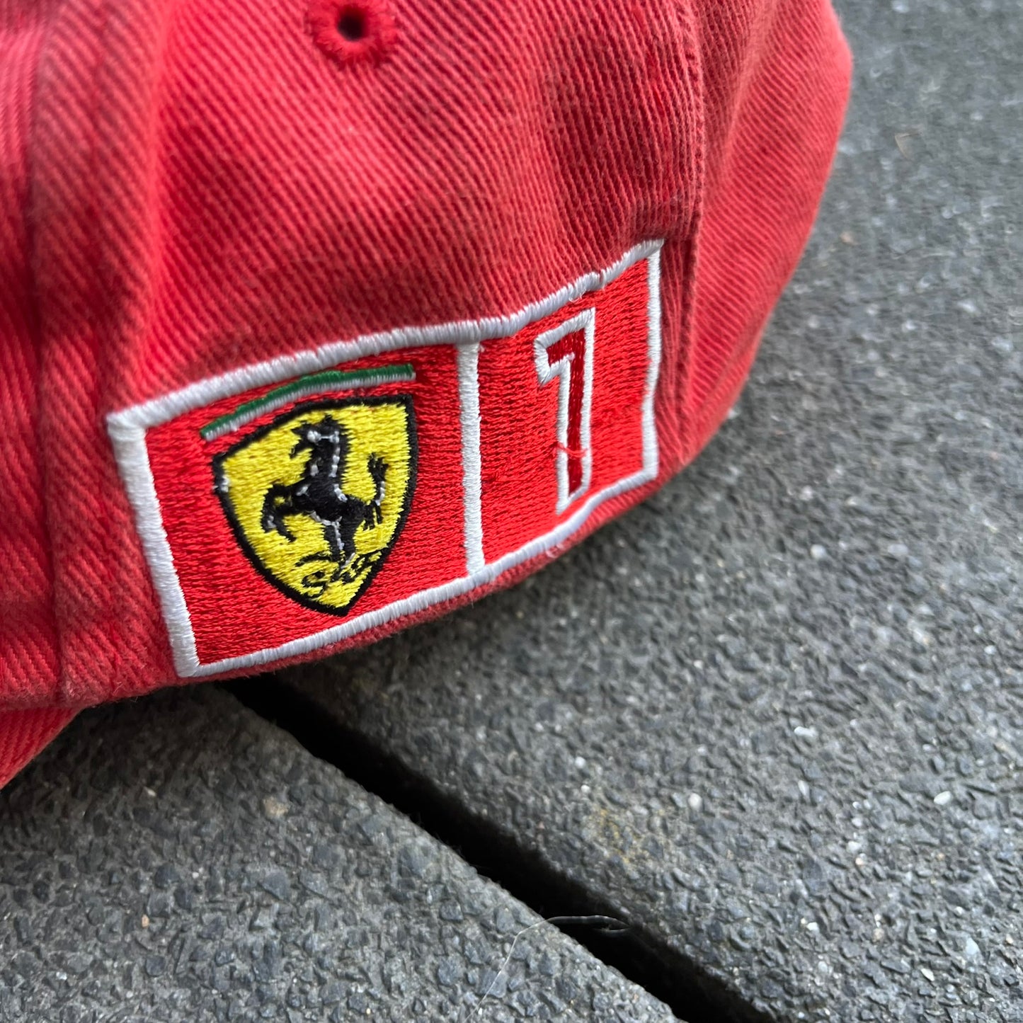 Vintage 2000 Red Ferrari Cap