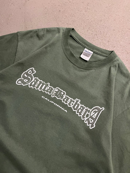 Vintage Green Gildan Santa Barba Tee - L