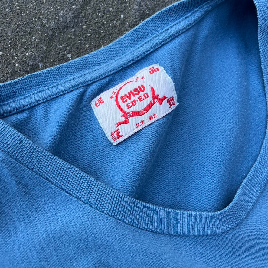 Vintage Blue Evisu Tee - M (W)