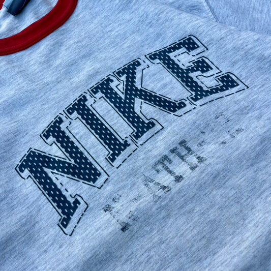 Vintage Grey Nike Ringer Tee - L