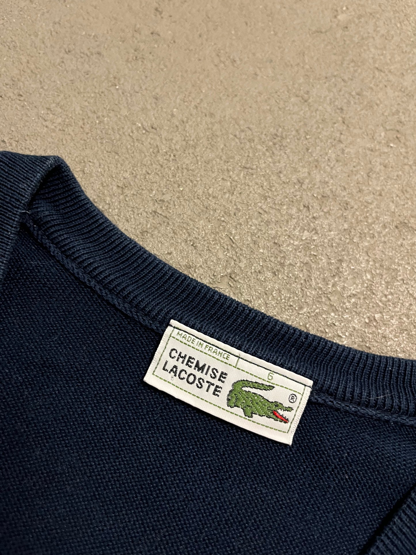 Vintage Lacoste Knit Vest - M