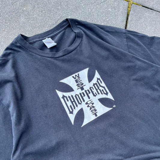 Vintage Black West Coast Choppers Tee - M