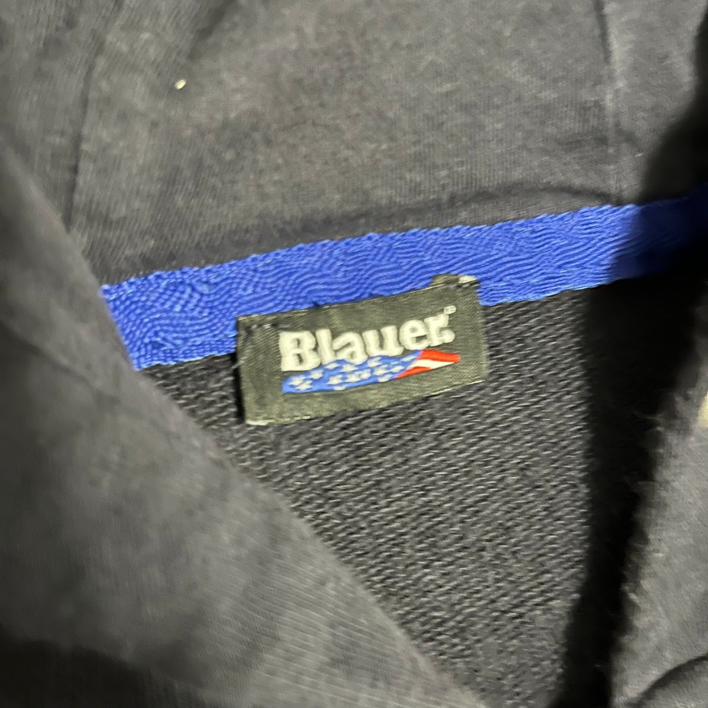 Blue Blauer Zip Hoodie - M