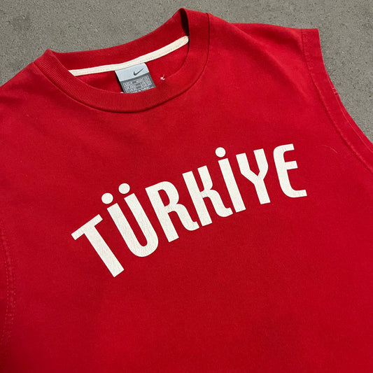 Vintage Red Nike Türkiye Tank Top - M