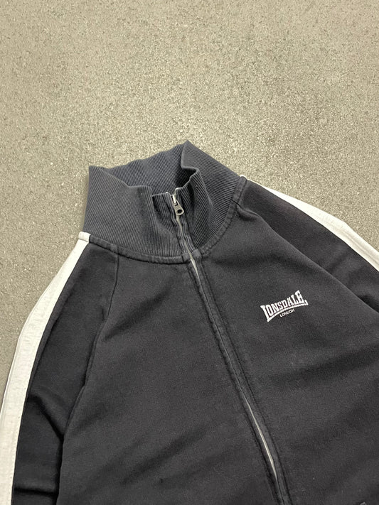 Vintage Black White Lonsdale Track Jacket - M (W)