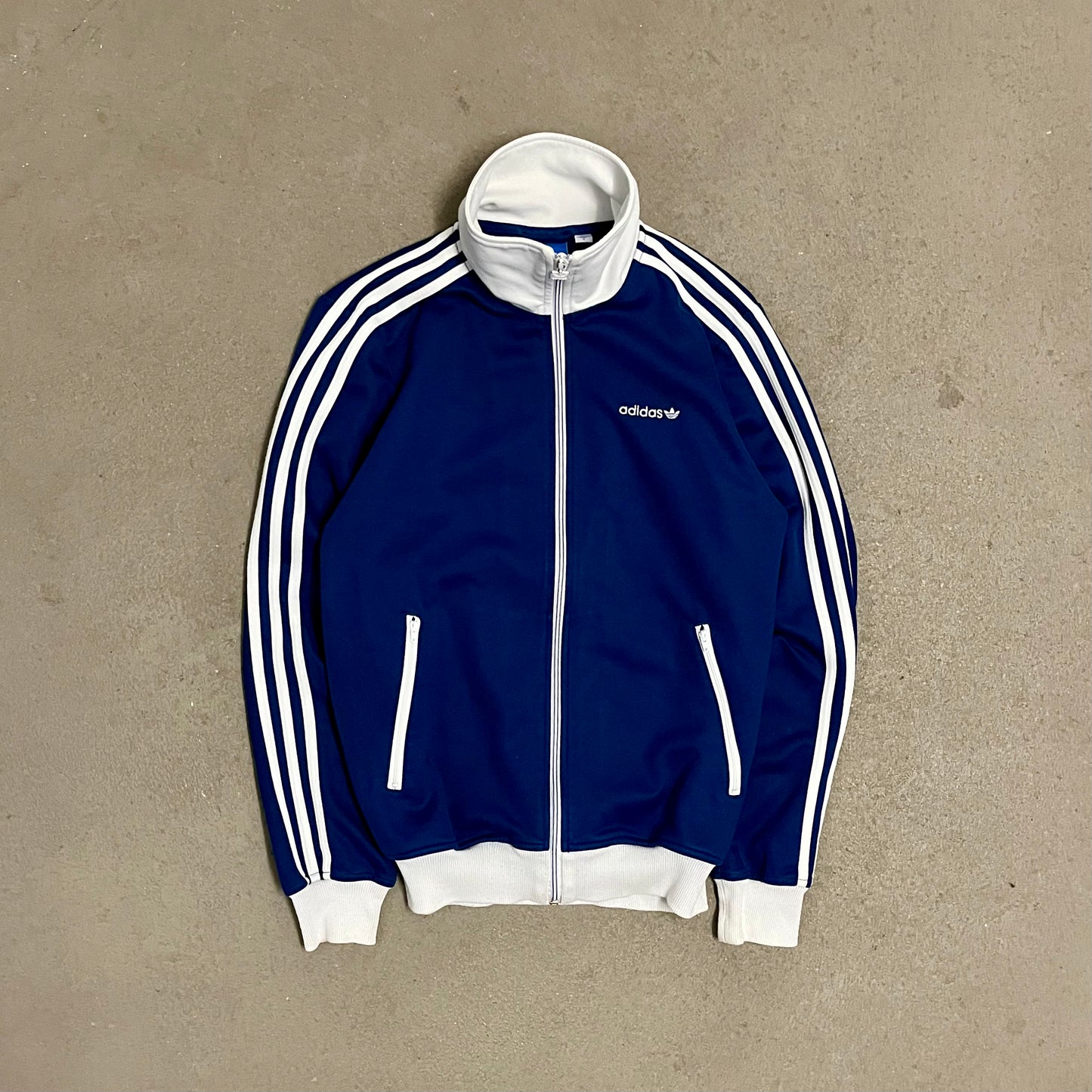 2010 Blue White Adidas Beckenbauer Track Jacket - S