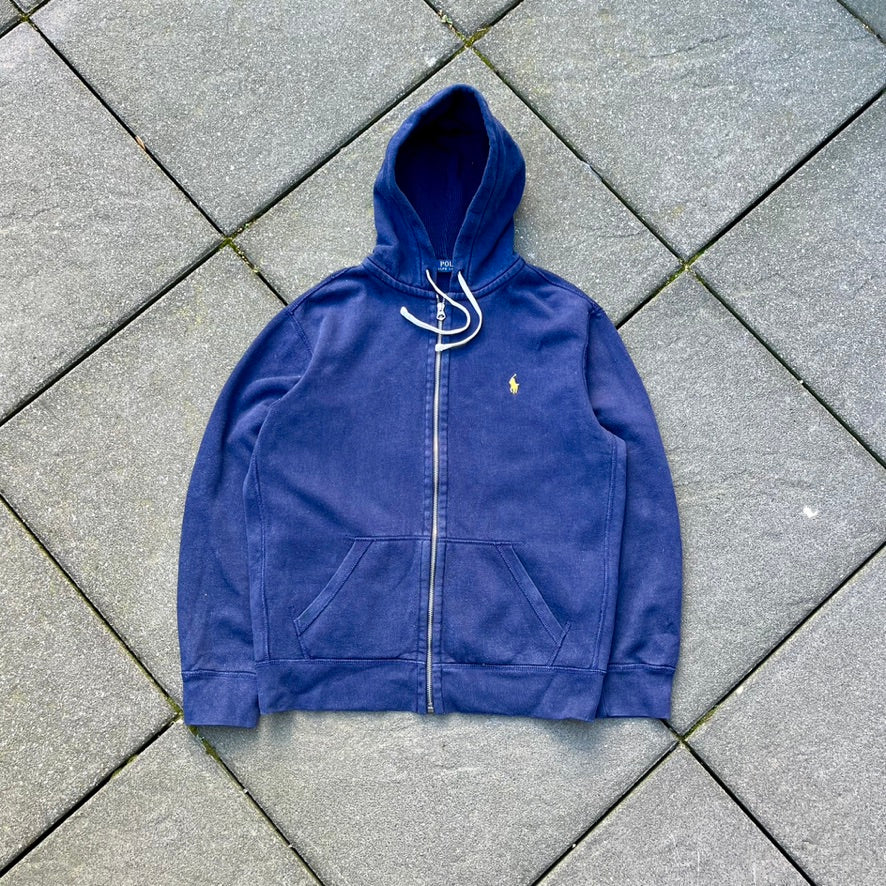 Blue Polo Ralph Lauren Zip Hoodie - L