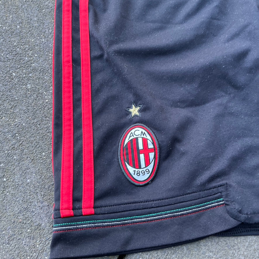 2012 Black Adidas AC Milan Shorts - M