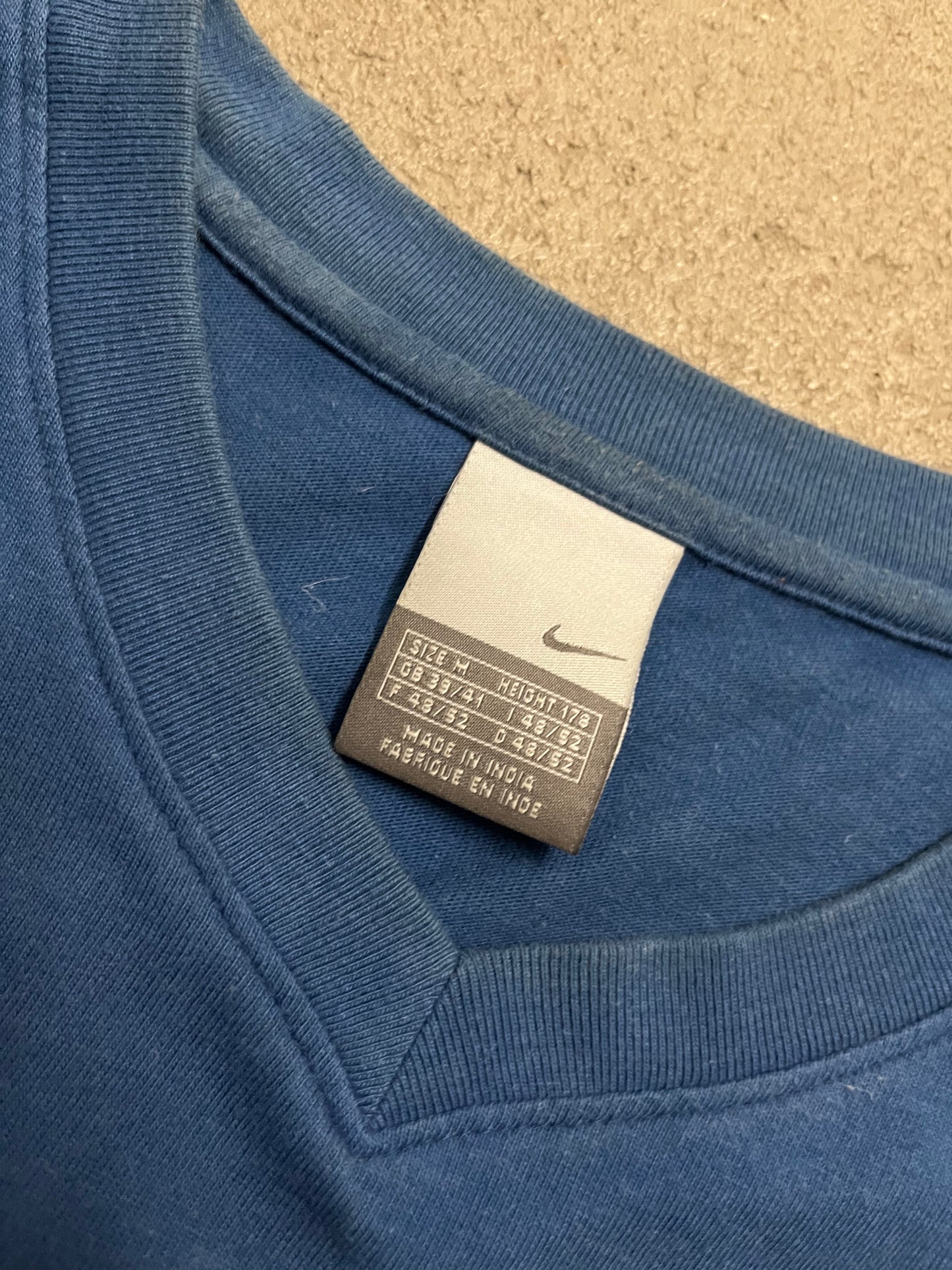 Vintage Y2K Yellow Blue Nike Club America Tee - M