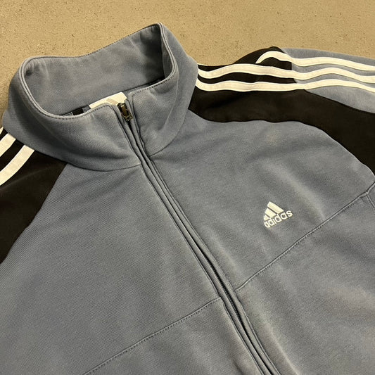 2008 Grey Adidas Track Jacket - L