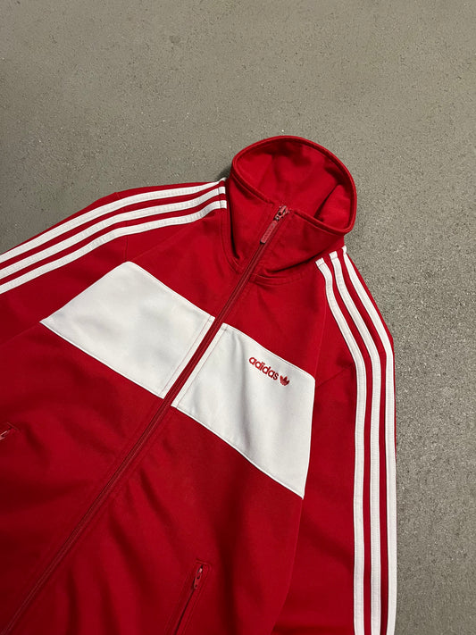 2012 Red White Adidas Beckenbauer Track Jacket - S