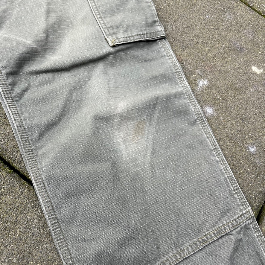 Vintage Green Faded Carhartt Pants - 36x34