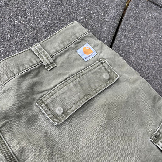 Green Carhartt Cargo Shorts- 38