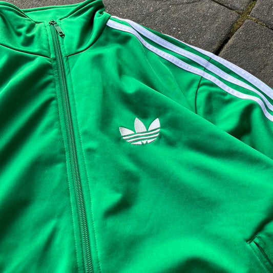 2010 Green Adidas Firebird Track Jacket - M