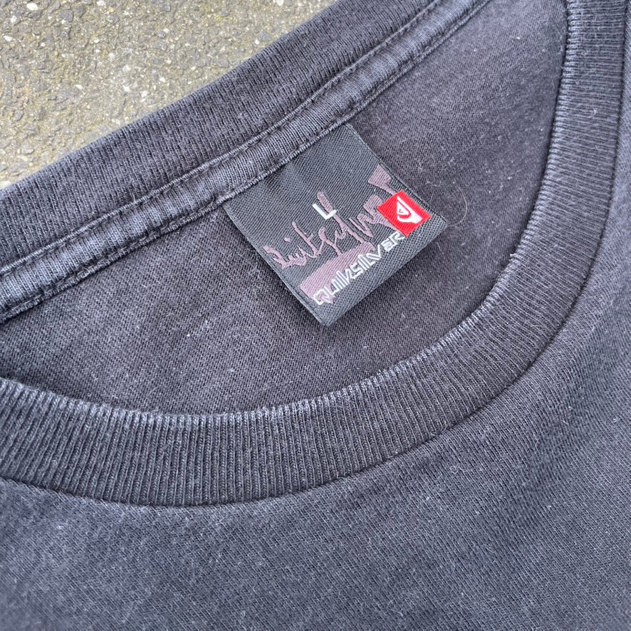 Vintage Black Quicksilver Tee - L