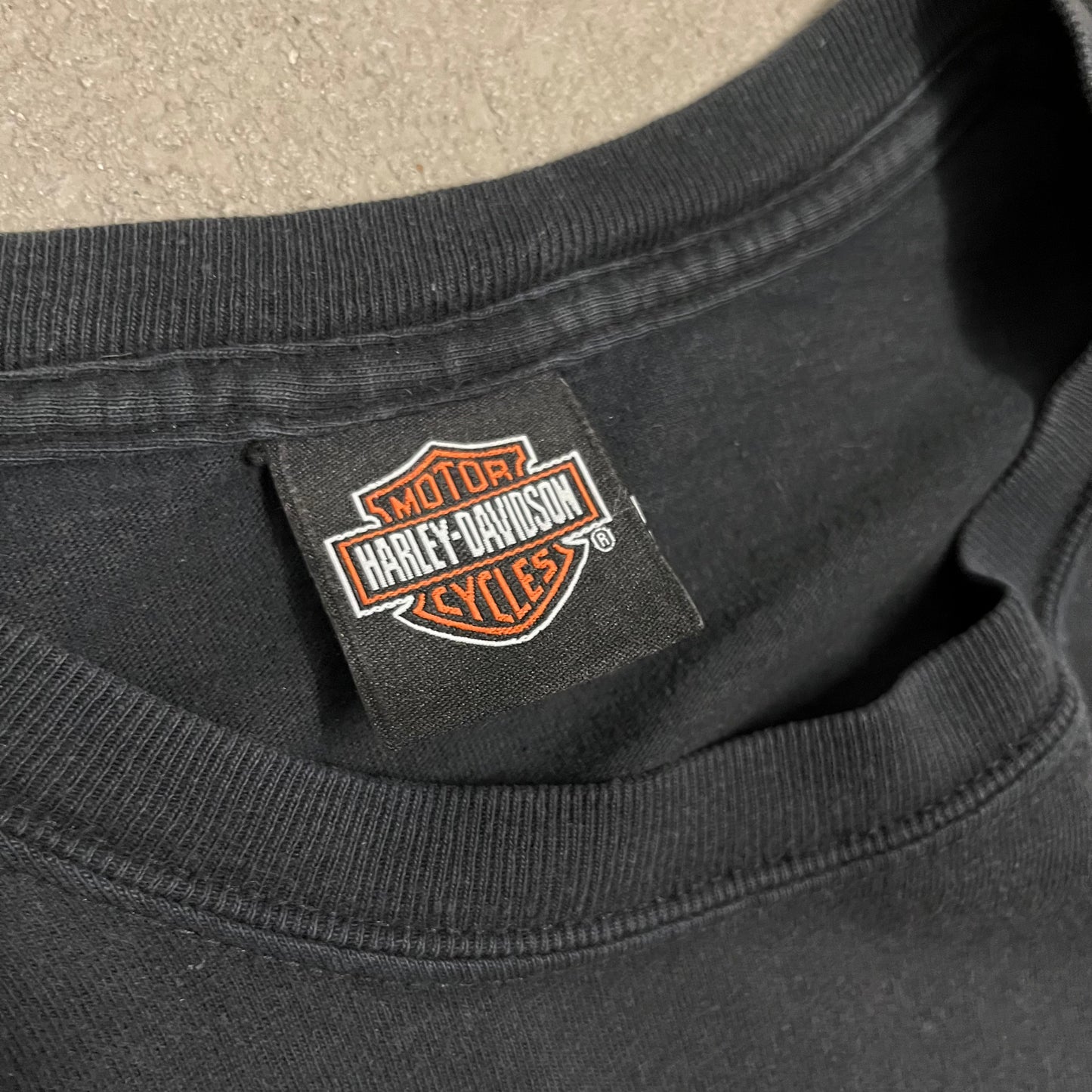 Vintage 2004 Black Harley Davidson Tee - XL