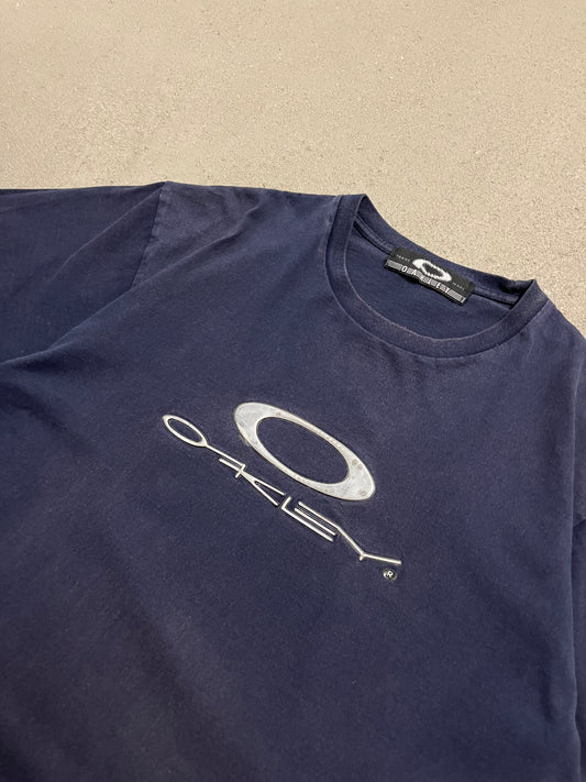 Vintage Blue Oakley Mirror Tee - L