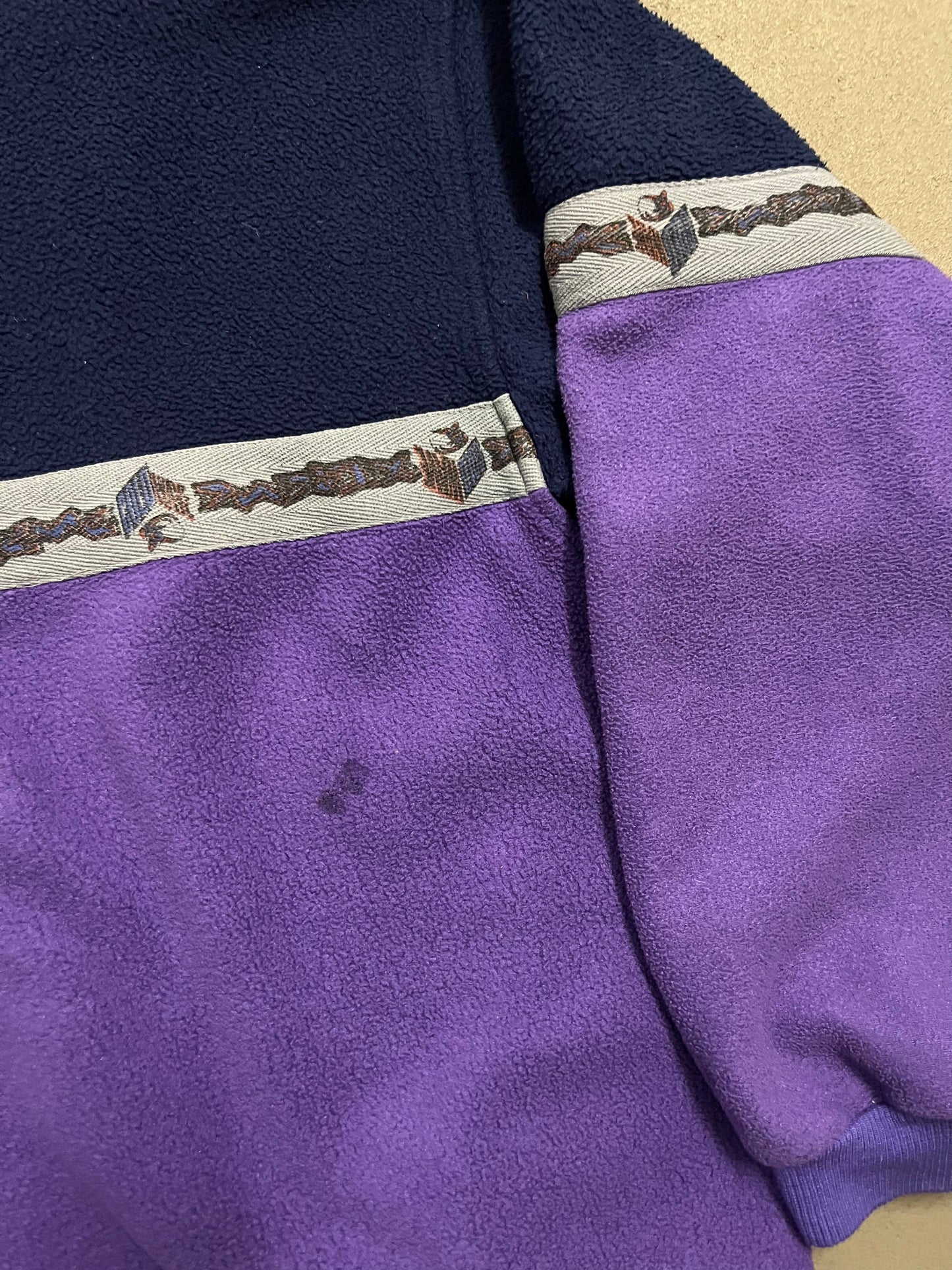 Vintage 90s Purple O'Neill Half Zip Fleece - XL
