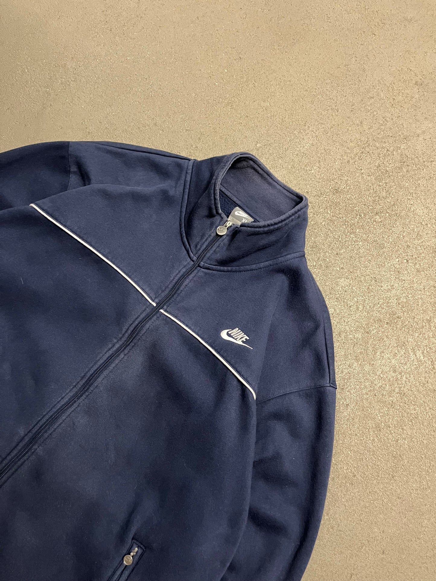 Vintage Y2K Blue Nike Zip Up - L
