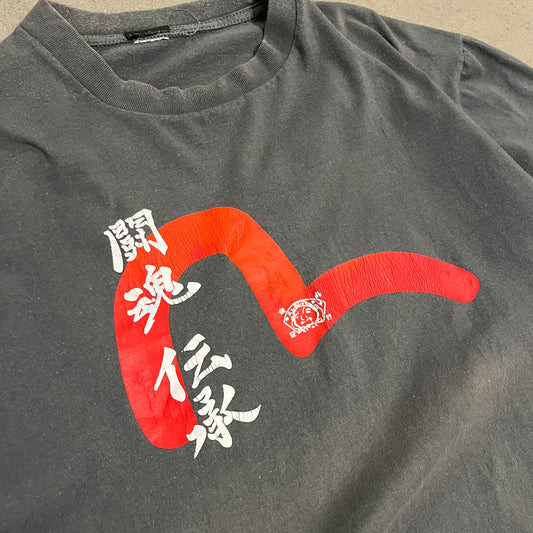 Vintage Grey Evisu Tee - L