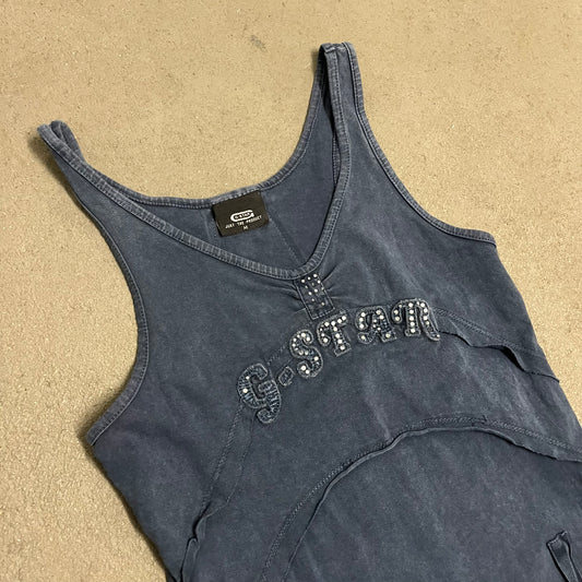 Vintage Y2K Blue G-Star Top - M (W)
