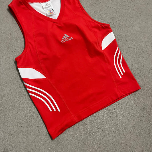 Vintage 2003 Red Adidas Top - M (W)