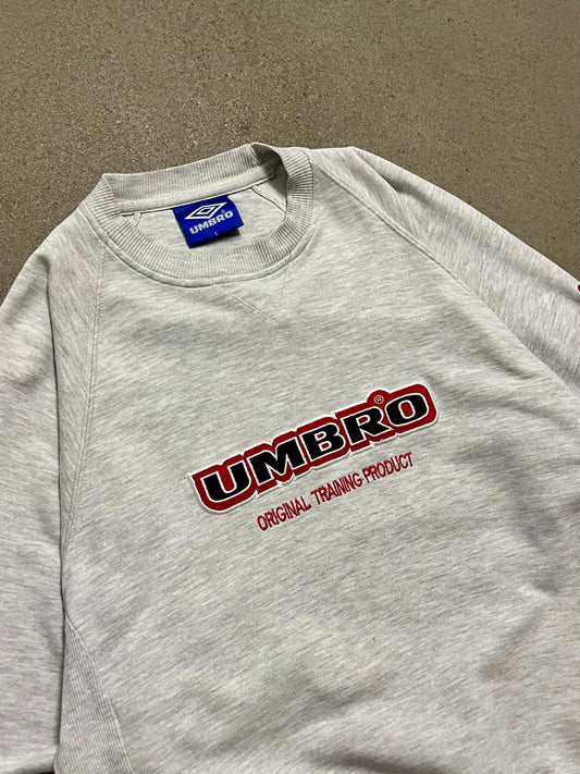 Vintage Y2K Grey Umbro Sweater - M