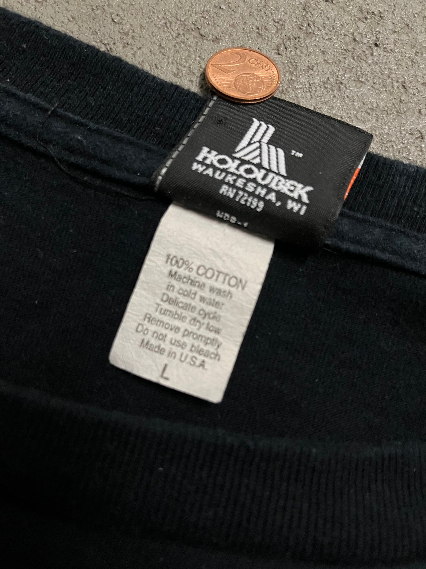 Vintage 2004 Black Harley Davidson Crop Off Tank Top - L