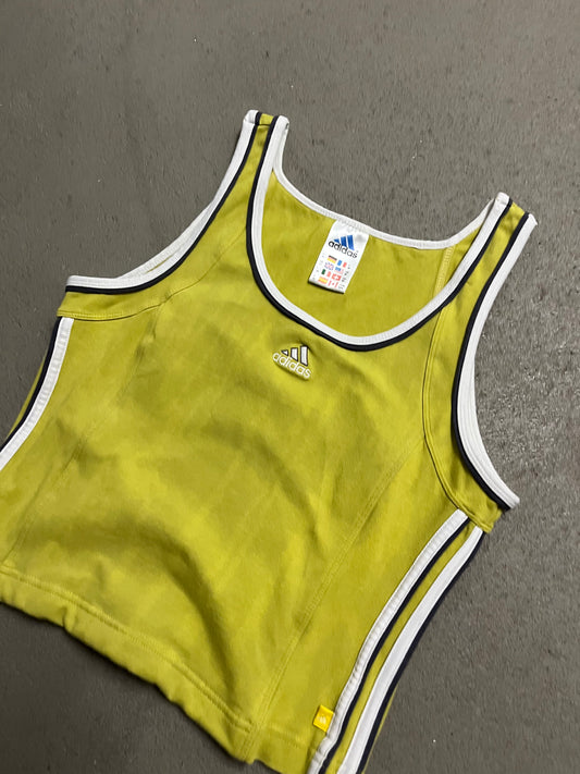 Vintage Y2K Green Adidas Top - M (W)