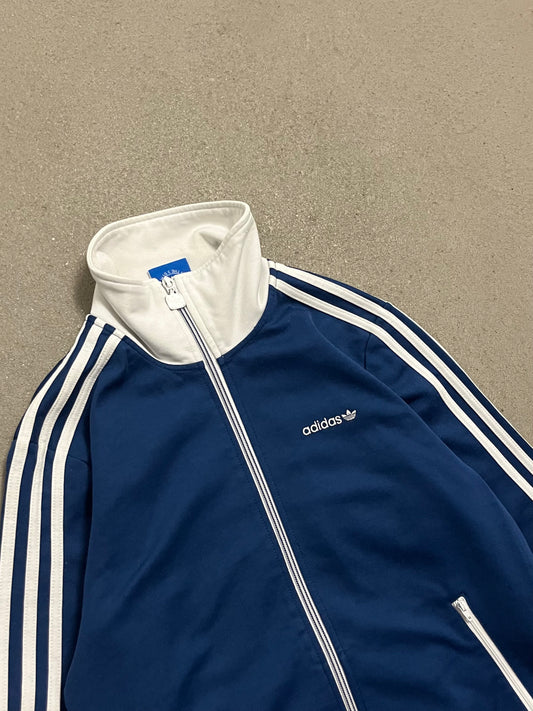 2011 Blue White Adidas Beckenbauer Track Jacket - S