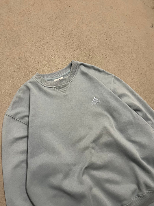 Vintage Y2K 2001 Baby Blue Adidas Sweater - M