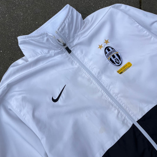 Vintage White Juventus Turin Track Jacket - L