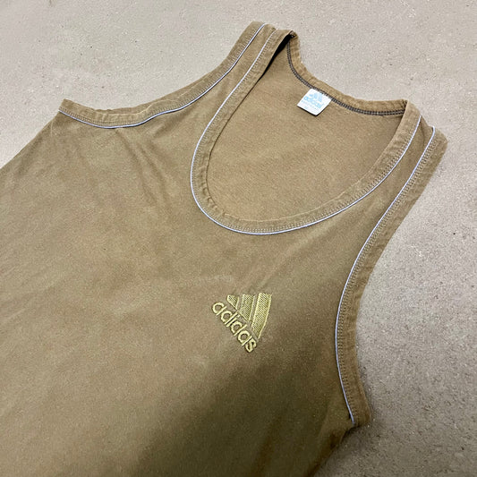 Vintage 90s Green Adidas Equipment Tank Top - M