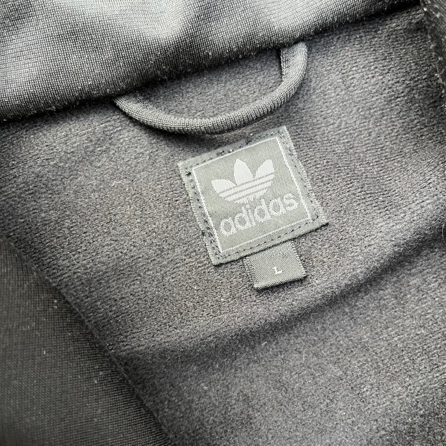 Vintage Black Adidas Track Jacket - L
