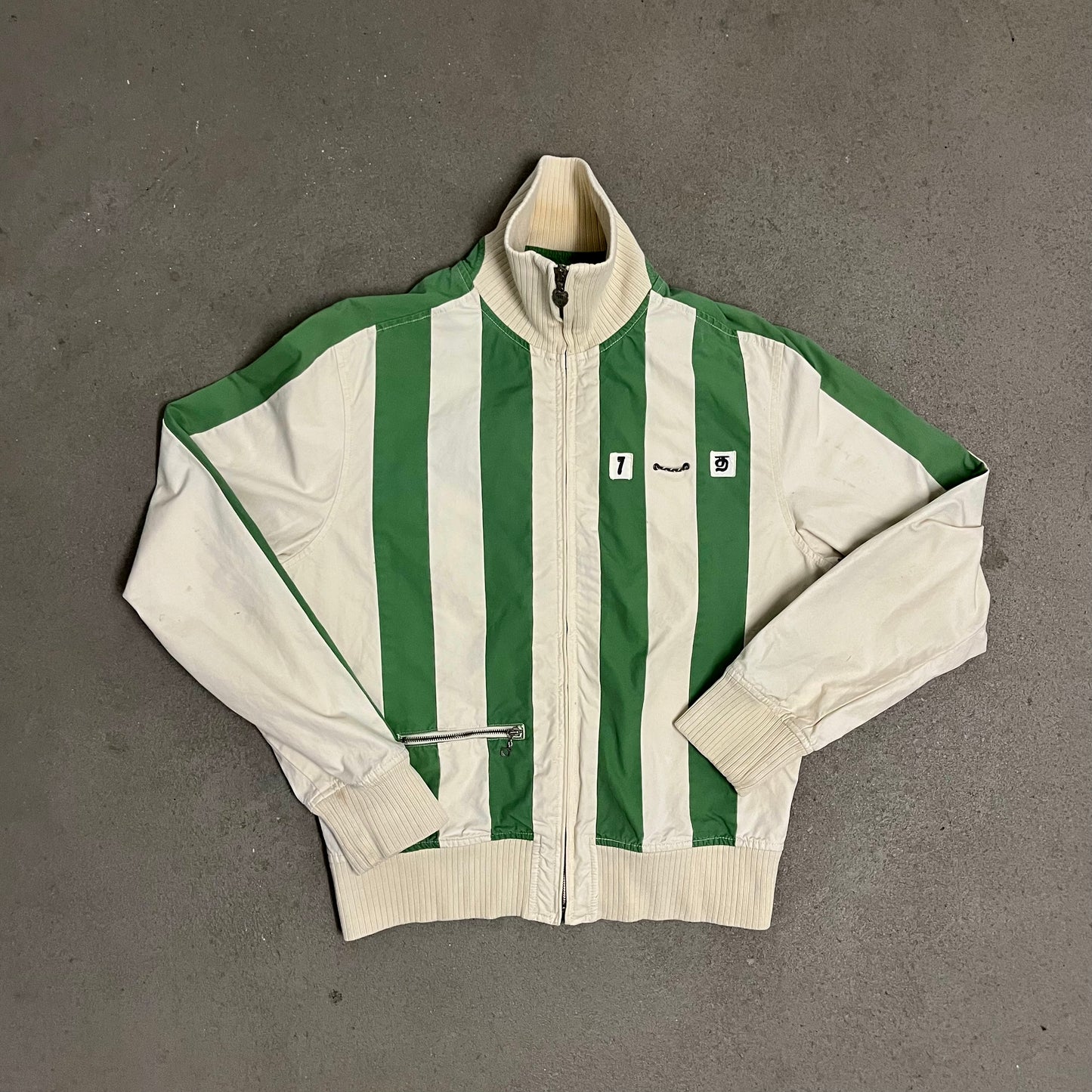 Vintage Creme Green Diesel Jacket - L (W)