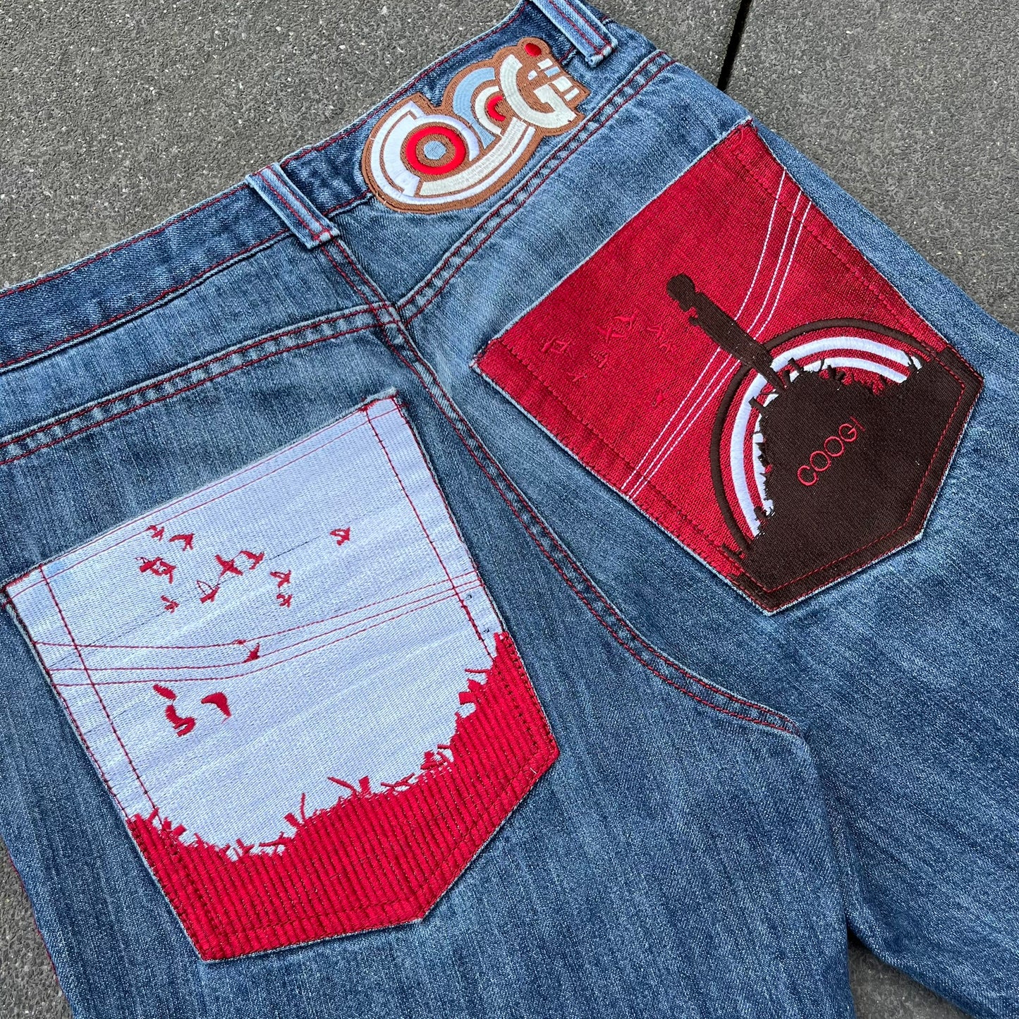 Vintage Blue Coogi Cut Off Jeans Shorts - 32