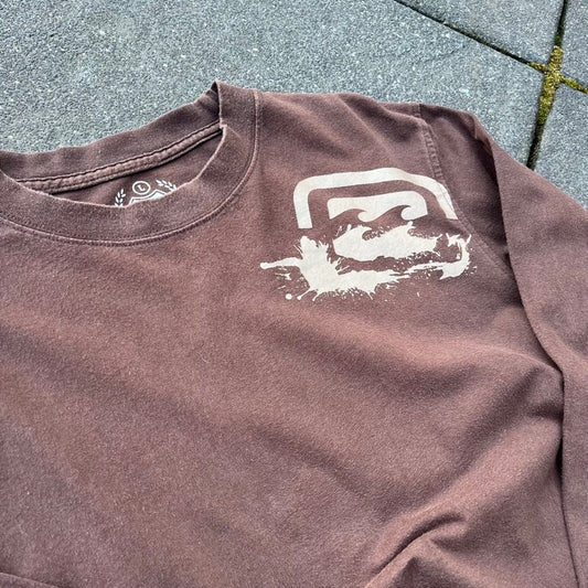 Vintage Y2K Brown Billabong Longsleeve - M