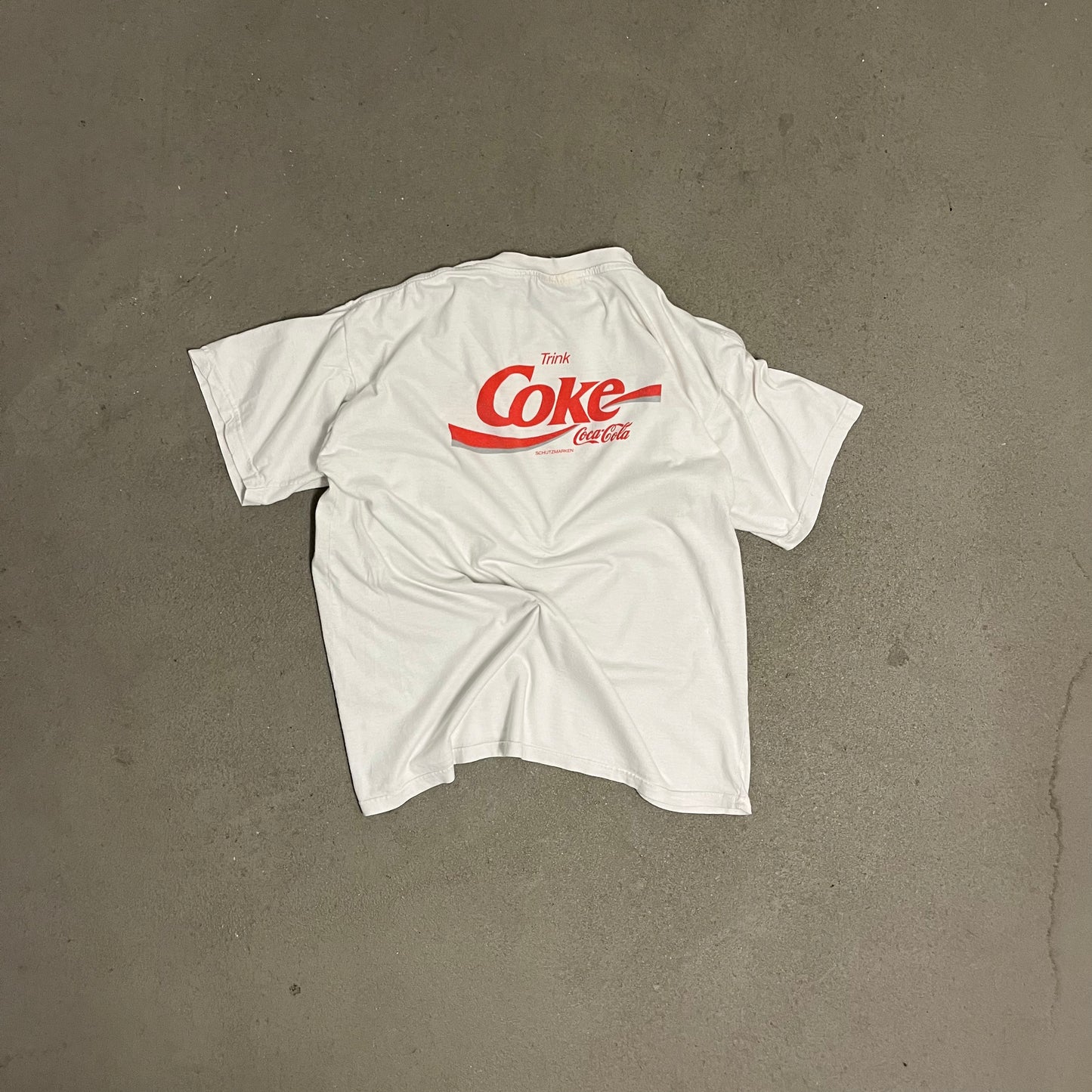 Vintage White Texco Coca Cola Tee - M