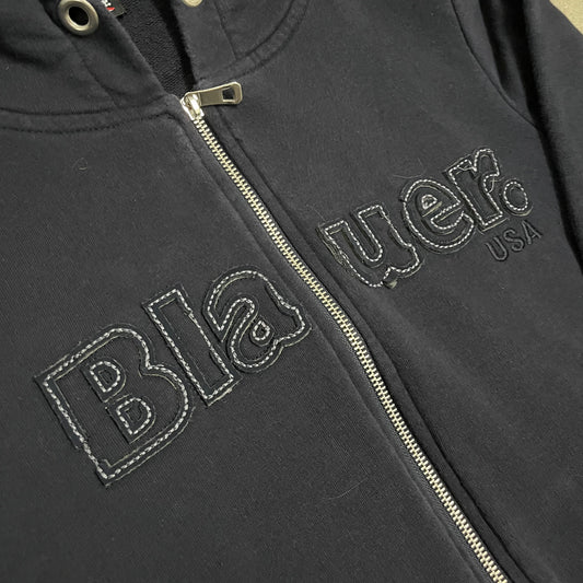 Blue Blauer Zip Hoodie - M