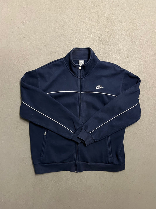 Vintage Y2K Blue Nike Zip Up - L