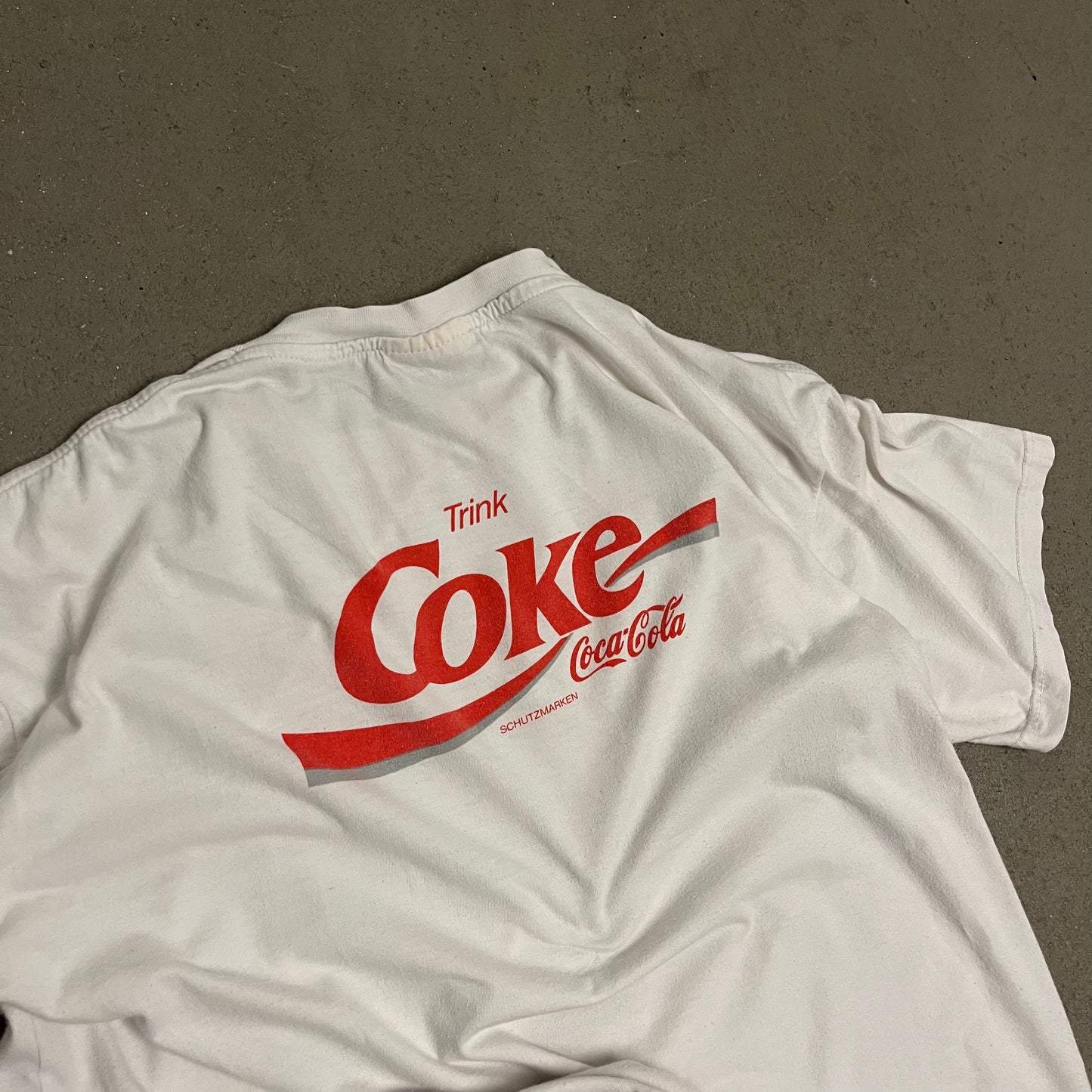 Vintage White Texco Coca Cola Tee - M