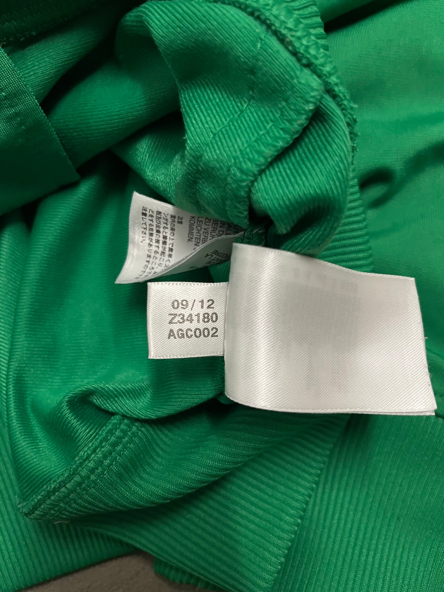 2012 Green Adidas Firebird Track Jacket - L