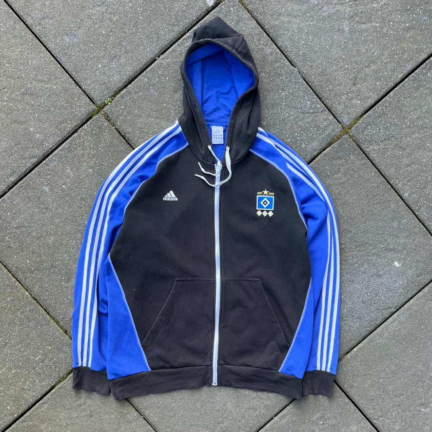 2012 Black Adidas HSV Zip Hoodie - XL