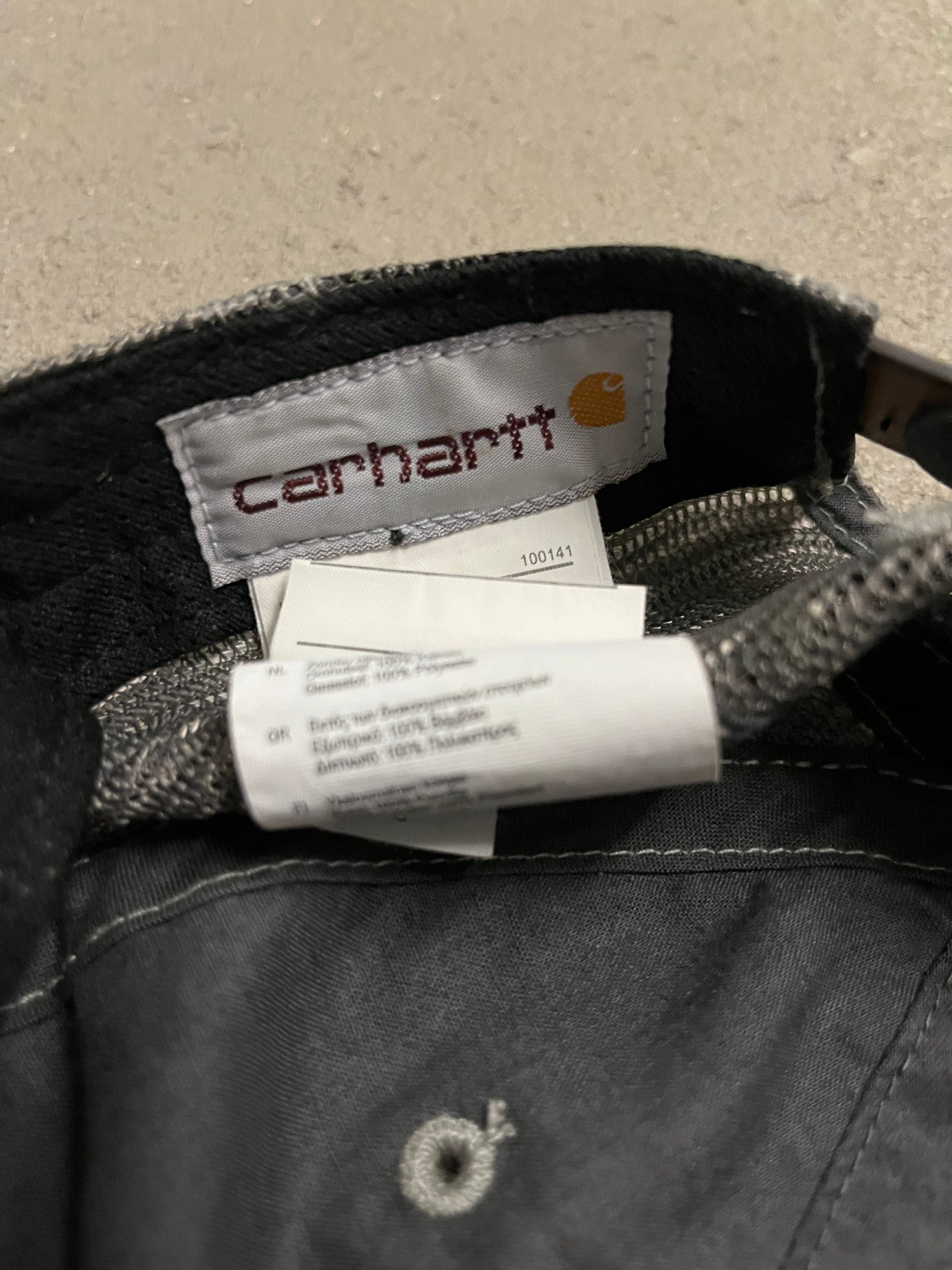 2017 Green Camo Carhartt Trucker Cap