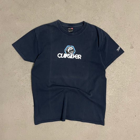 Vintage Y2K Blue Quicksilver Tee - M