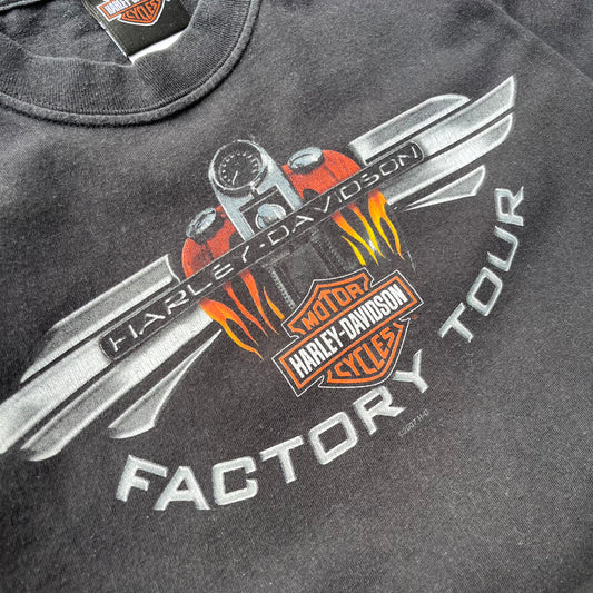 2007 Black Harley Davidson Tee - M