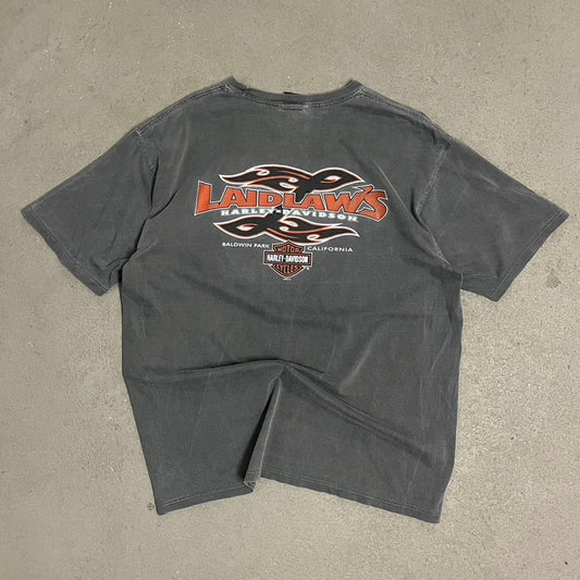 2009 Grey Harley Davidson Tee - L