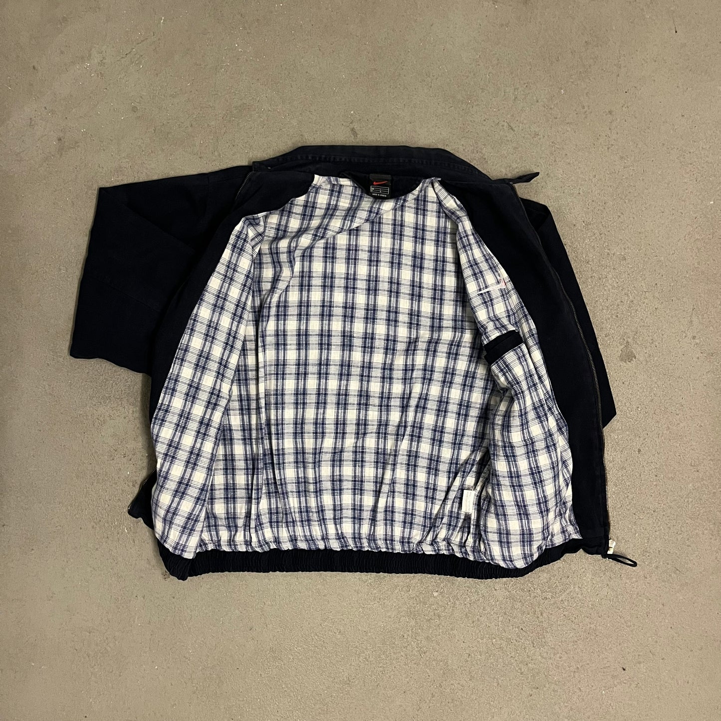 Vintage Blue Nike Harrington Jacket - M