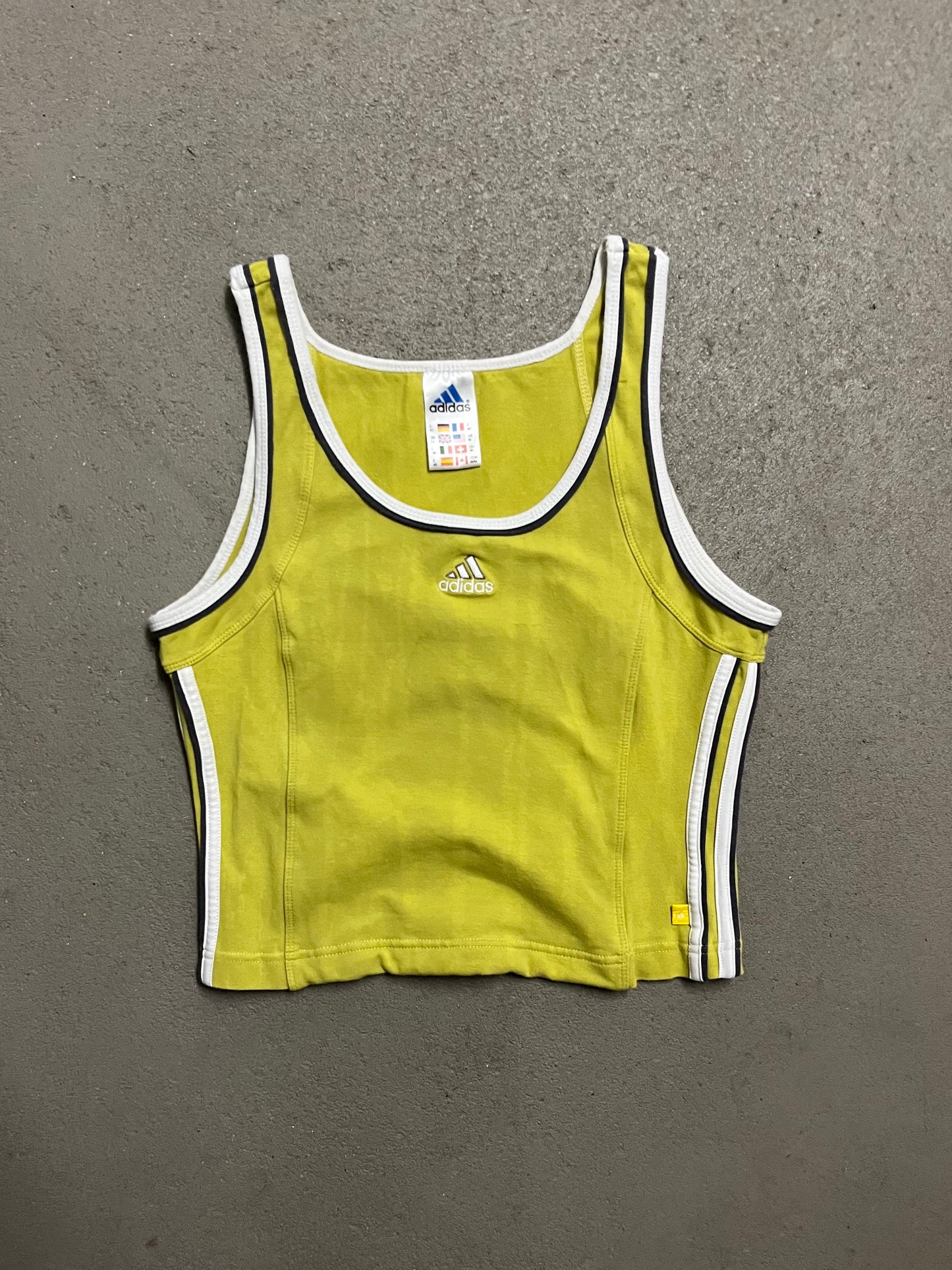 Vintage Y2K Green Adidas Top - M (W)