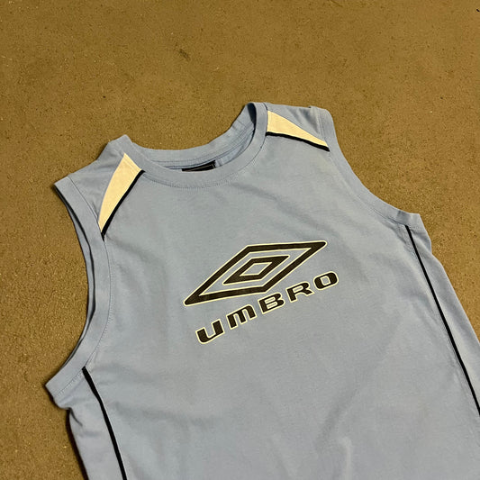 Vintage Blue Umbro Tank Top - M
